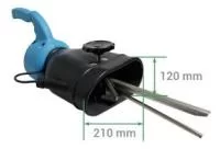 Газоприемная насадка для шланга Ø102 мм, раструб 210х120 мм DEKAR 784013-4