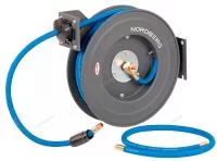 Шланг воздушный на стальной катушке, гибридный ПВХ Ø 12х18 мм, 15 м NORDBERG HR1215RPVC