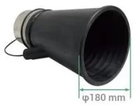 Газоприемная насадка для шланга Ø102 мм, раструб 180 мм DEKAR 784002-4
