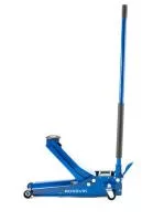 Домкрат подкатной гидравлический ROSSVIK V3 Low Profile, г/п 3,0 т, 75-505 мм, педаль, синий