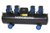 Компрессор поршневой безмасляный 380 В, ресивер 200л, 1000 л/мин NORDBERG NCEO200/1000
