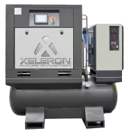 Компрессор винтовой, 15 кВт, 16 бар, 1700 л/мин, ресивер 400 л XELERON DRY T400 Z20PMA16 (Hanbell AA IP54)