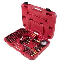 Компрессометр дизельный, 0-70 атм, кейс, комплект адаптеров МАСТАК 120-12170