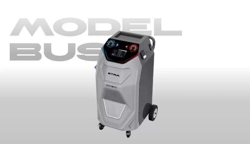 НОВИНКА! ETRA™ Model BUS для R134A Установка для заправки автобусов и коммерческого транспорта