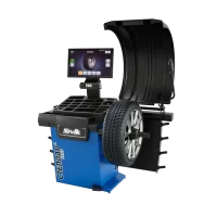 Балансировочный станок Sivik STELLAR (p) LASER с пневматическим валом СБМП-60/3D Pro (УЗ, ЭМВ, БСИ, ИПШ) синий