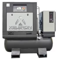 Компрессор винтовой, 7.5 кВт, 10 бар, 1000 л/мин, ресивер 250 л XELERON DRY T250 Z10A10 (Hanbell AC IP54)