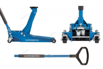Домкрат подкатной гидравлический супернизкий подхват 3.3 т, 80-500 мм NORDBERG N32033