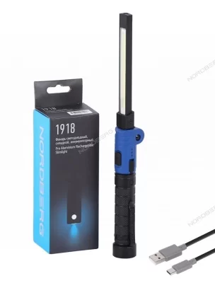 Фонарь светодиодный, складной, аккумуляторный, 3,7 В NORDBERG 1918