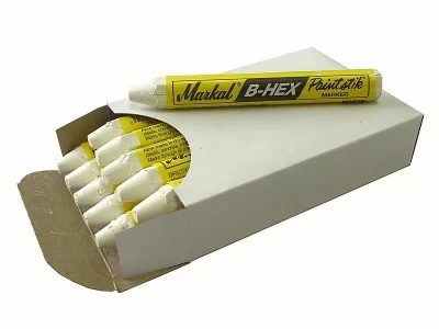 Маркировочный восковой мелок белый B-Hex Paintstik TECH 951