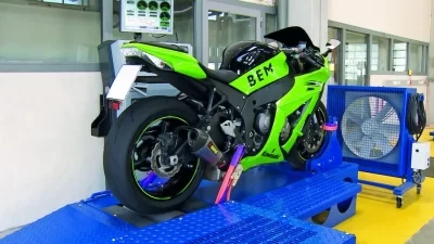 Монороликовый мощностной стенд для мотоциклов MAHA MSR 400