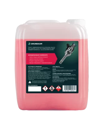 Жидкость промывочная для форсунок GrunBaum INJ300, для INJ6000N GDI, 5 л.