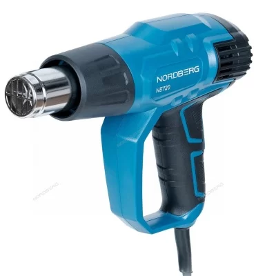 Фен технический с комплектом насадок, 50-600°С, 2000Вт NORDBERG NE720K