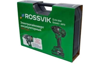 Гайковерт аккумуляторный, 1/2", 21 В, 1000 Нм ROSSVIK RIW1000/2 (2 АКБ, ЗУ, кейс)
