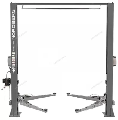 NORDBERG N4122HM-4G Подъемник двухстоечный 4 т, верхняя синхронизация, снятие со стопоров с одной колонны, 380 В, серый