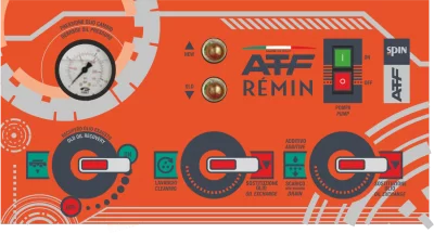 Установка для промывки и замены масла в АКПП Spin ATF REMIN +