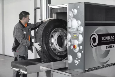 Мойка колес ТехноВектор ТОРНАДО TRUCK