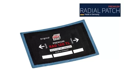 Пластырь кордовый для ремонта радиальных шин 80х125 мм/2 слоя REMA TIP-TOP RAD 120TL PREMIUM 