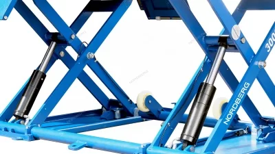 Подъемник ножничный 3 т, 380 В NORDBERG N632-3B_380 синий