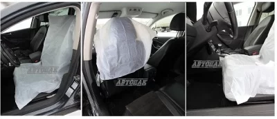 Накидка на сиденье (1300х790) 12 мкм, рулон 500 шт Автопак  076.061.00