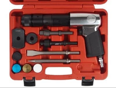 Пневмомолоток 2100 ударов в минуту с набором зубил, 12 предметов JTC-7748