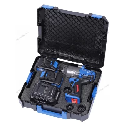 Гайковерт аккумуляторный, 1/2", 21 В, 1500 Нм NORDBERG NE806K-1/2 (З/У-1,8А, АКБ-2х6А, кейс)