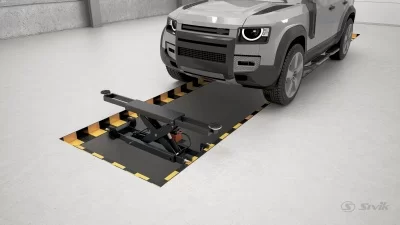 Пневмогидравлическая траверса на смотровую яму 3.6 т SIVIK ТР-532 (ямная)