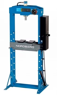 Пресс гидравлический напольный 15 т NORDBERG N3615F с ручным и ножным приводом