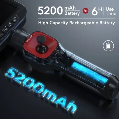 Видеоэндоскоп с HD дисплеем 4.3” и управляемым зондом 1 м, 6.2 мм, 360º RALCAM F606B