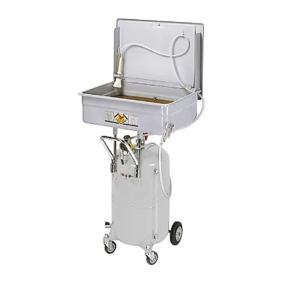 Установка для мойки деталей, компрессионная, с ванной 65 л RAASM 70365