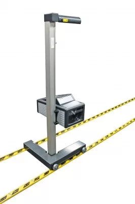 Прибор проверки и регулировки света фар с цифровой камерой MAHA MLT 3000 на роликах