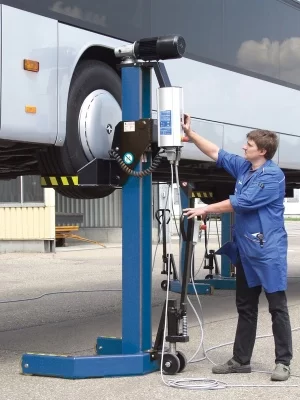 Электромеханический подкатной подъемник 30 т MAHA RGE, 4 стойки