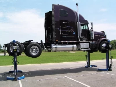 Электромеханический подкатной подъемник 30 т MAHA RGE, 4 стойки