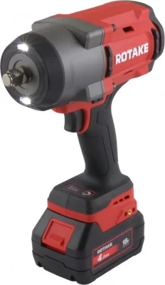 Гайковерт ударный аккумуляторный бесщёточный 1/2"DR, 18В, 1880 Нм 8813 (T3-40D) ROTAKE