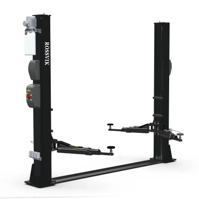 Двухстоечный электрогидравлический подъемник 4 т, 380 В ROSSVIK PRO V2-4.0 серый