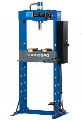 Пресс гидравлический напольный 20 т NORDBERG N3620F с ручным и ножным приводом