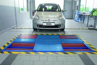 Стенд проверки демпфирующих свойств подвески с функцией осевых весов MAHA MSD 3000 Euro