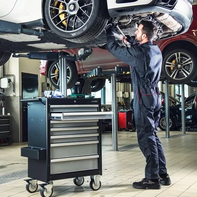 Набор инструментов ""ЭКСПЕРТ ПЛЮС" в серой тележке с 7 ящиками, 347 предметов HONITON EXPERT PLUS