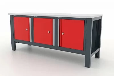 Верстак слесарный трехтумбовый c 3 дверцами Ferrum Premium 11.41000