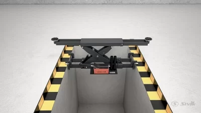 Пневмогидравлическая траверса на смотровую яму 3.6 т SIVIK ТР-532 (ямная)