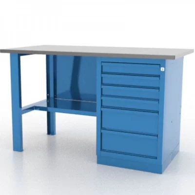 Верстак слесарный однотумбовый с 6 ящиками Ferrum Classic 01.106L