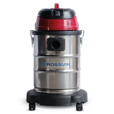 Пылесос 30 л, 1*1500 Вт, сухая уборка + сбор влажного мусора, 220 В ROSSVIK RVC30-1