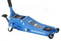 Домкрат подкатной гидравлический 3.0 т с механическим стопором NORDBERG N3203L