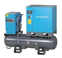 Компрессор винтовой на ресивере с осушителем NORDBERG NCC10RD
