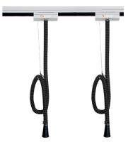 Рельсовая система вытяжки выхлопных газов легковых автомобилей и мотоциклов DEKAR