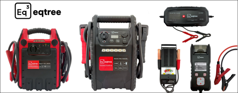 НОВИНКА! Бустеры и устройства для сервиса/диагностики АКБ eqtree™