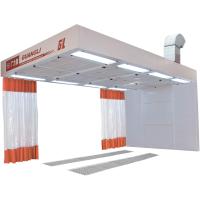Пост подготовки к окраске GUANGLI GL522 с подогревом воздуха и пленумом