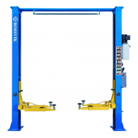 Двухстоечный электрогидравлический подъемник 4 т, 380 В ROSSVIK V2-4LB синий