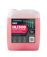 Жидкость промывочная для форсунок GrunBaum INJ300, для INJ6000N GDI, 5 л.