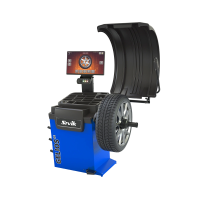 Балансировочный станок Sivik GELIOS (P) СБМП-60/3D Plus (УЗ, ЭВМ, ТЛУ) с пневмозажимом, синий RAL5071