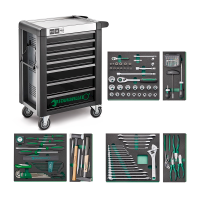 Тележка с набором инструмента, 157 предметов, STAHLWILLE 95/157QR